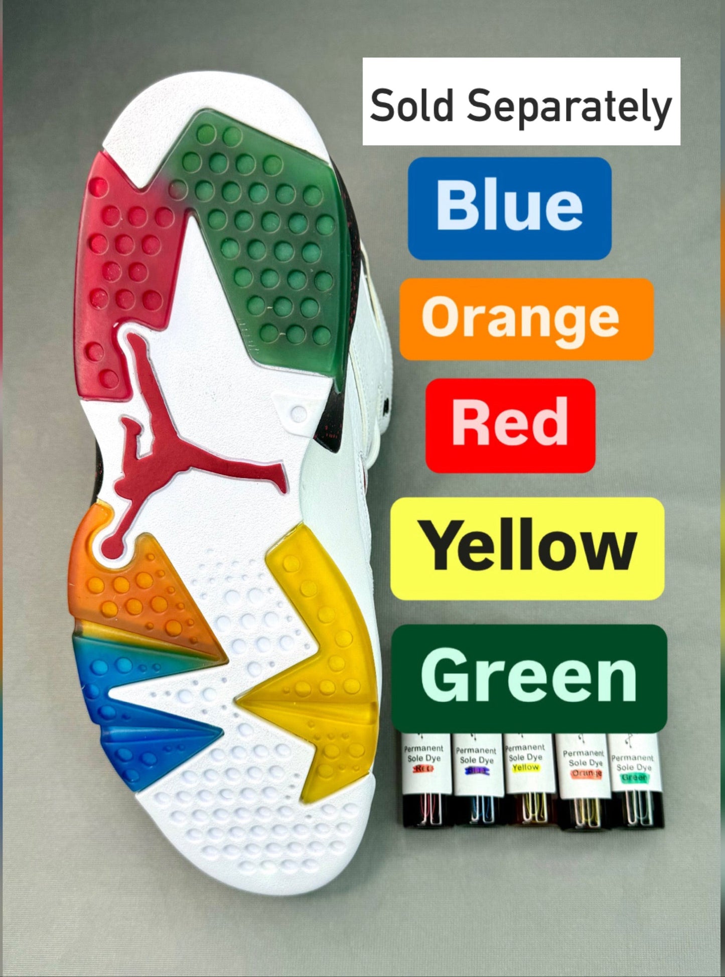 Bright Colors Permanent Sole Dye •Free Shipping•