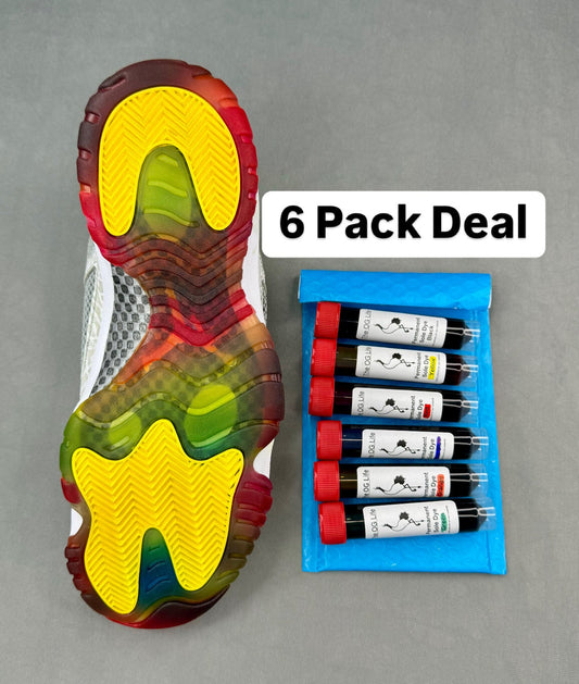 6 Pack Deal Permanent soles dyes •Free Shipping•