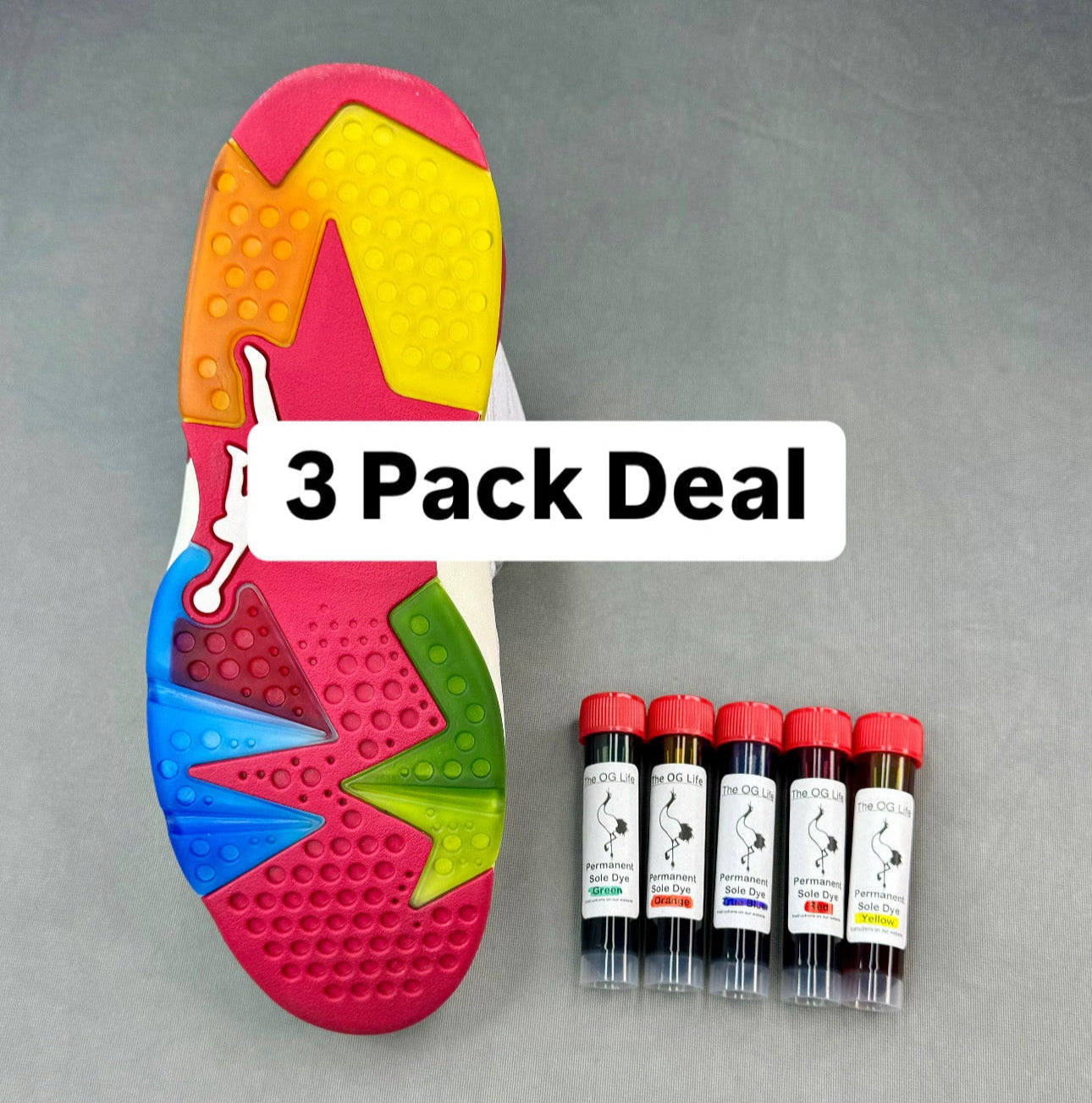 3 Combo Permanent Sole Dye •Free Shipping•