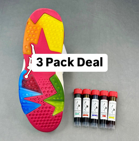 3 Combo Permanent Sole Dye •Free Shipping•