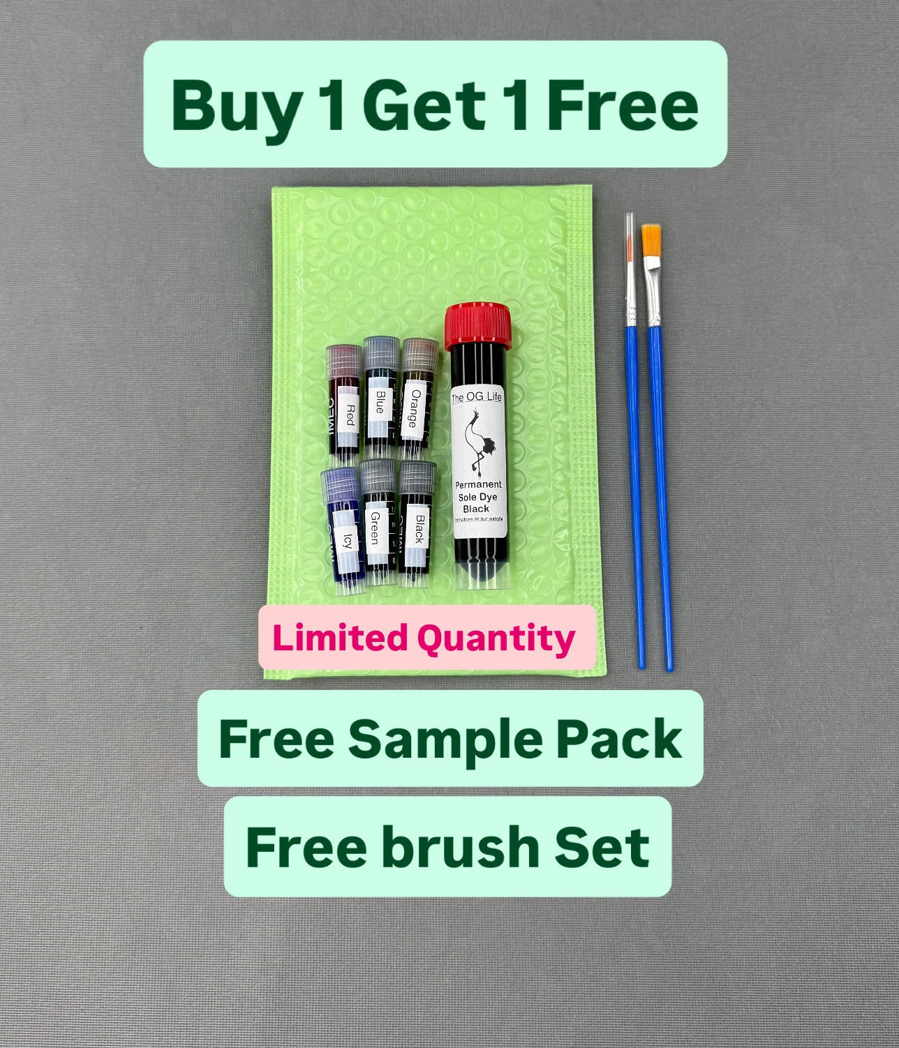 Buy 1 Get 1 Free Permanent Sole Dye •Free Shipping•