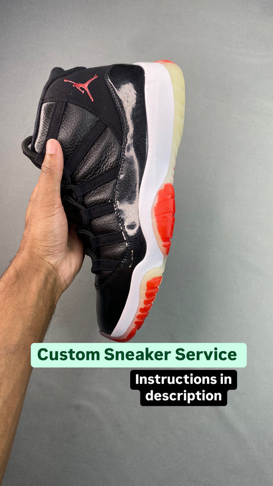 Custom Shoes Service For Permanent Soles Dyes