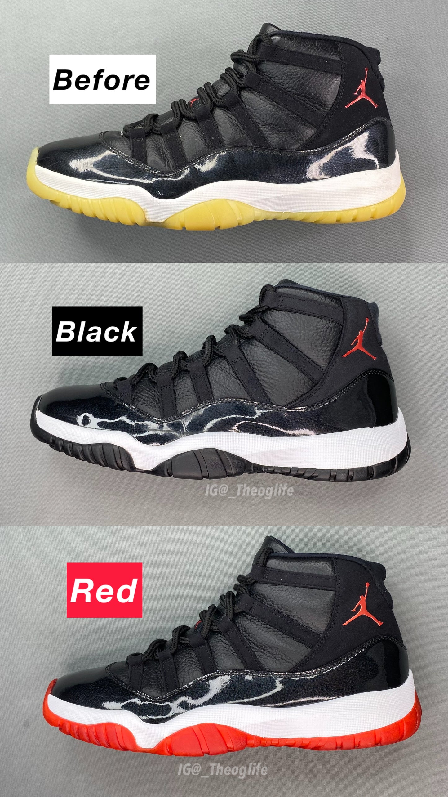 Custom Shoes Service For Permanent Soles Dyes